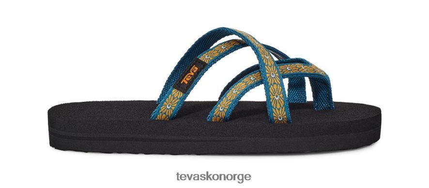 Teva lowahu 64204H237 fottøy blomstervevstol blå korall