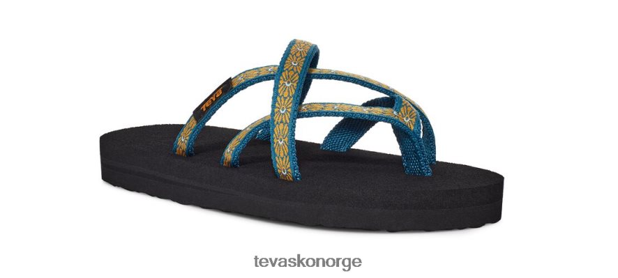 Teva lowahu 64204H237 fottøy blomstervevstol blå korall