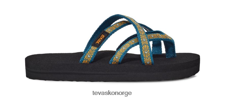 Teva lowahu 64204H270 fottøy blomstervevstol blå korall