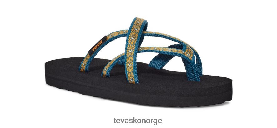 Teva lowahu 64204H270 fottøy blomstervevstol blå korall