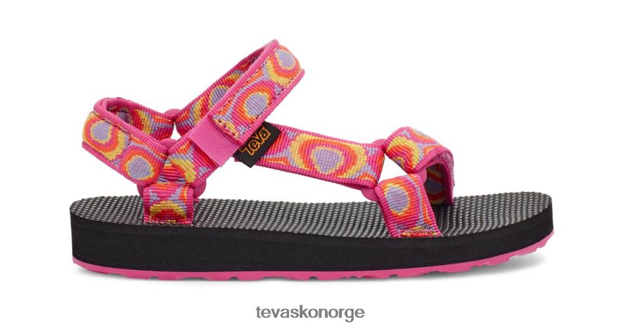 Teva original universal 64204H280 fottøy bobler gulrot-fuchsia