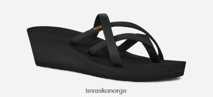 Teva kvinners mush mandalyn wedge ola 2PJ64Z460 svart
