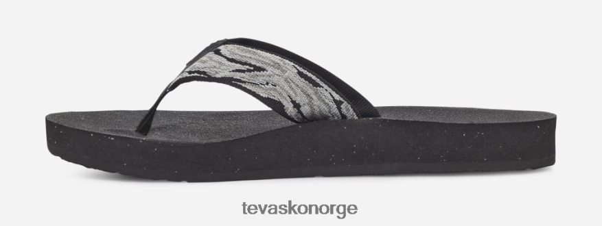 Teva kvinners reflipPJ64Z4122 bølger svart/hvitt