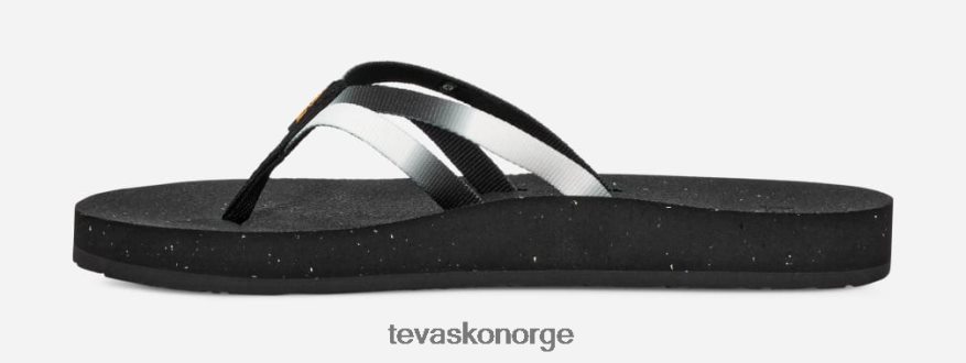 Teva kvinners reflip strappy gradiatePJ64Z492 aura svart/hvit