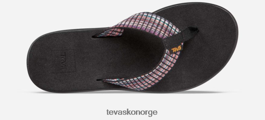 Teva kvinners voya flipPJ64Z455 bar street multi svart