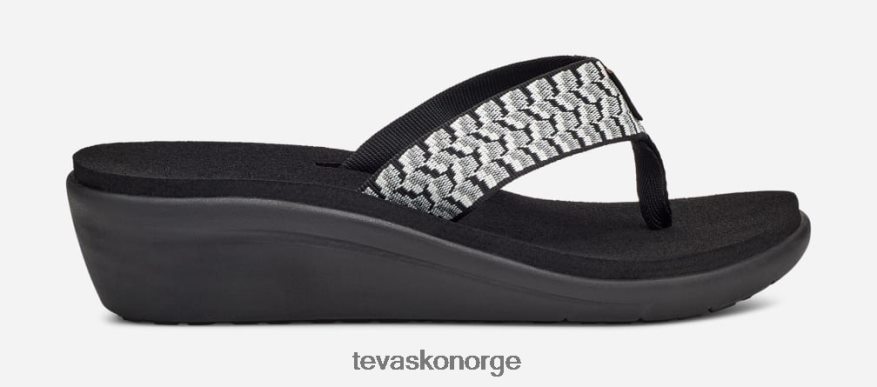 Teva kvinners voya wedgePJ64Z4381 male spor svart/hvitt