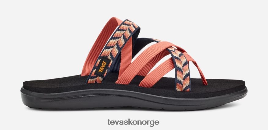 Teva kvinners voya zillesaPJ64Z4201 retro geometrisk oransje