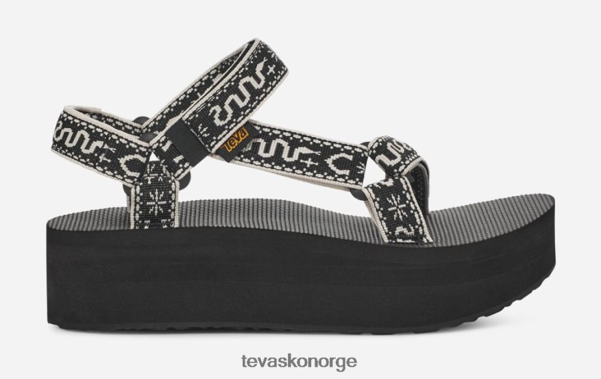Teva kvinners flatform universellPJ64Z447 bandana svart/bjørk
