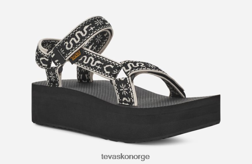 Teva kvinners flatform universellPJ64Z447 bandana svart/bjørk