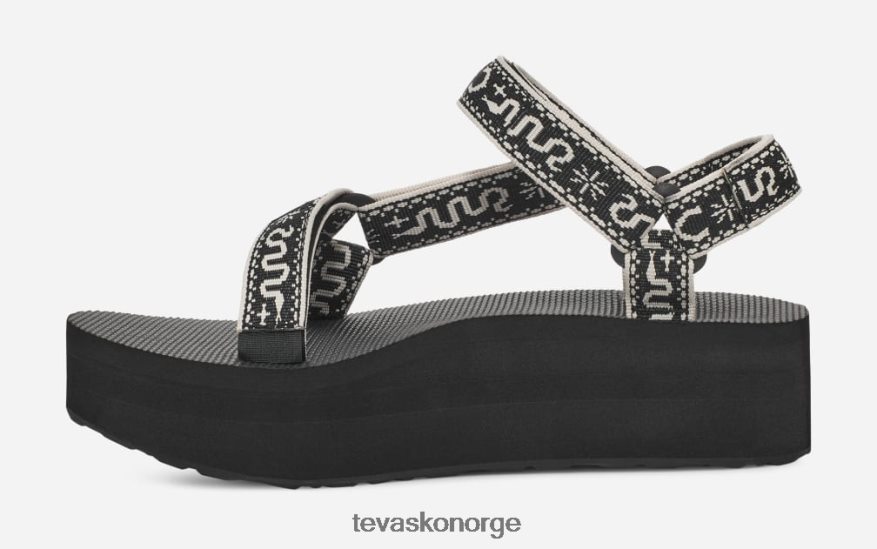 Teva kvinners flatform universellPJ64Z447 bandana svart/bjørk