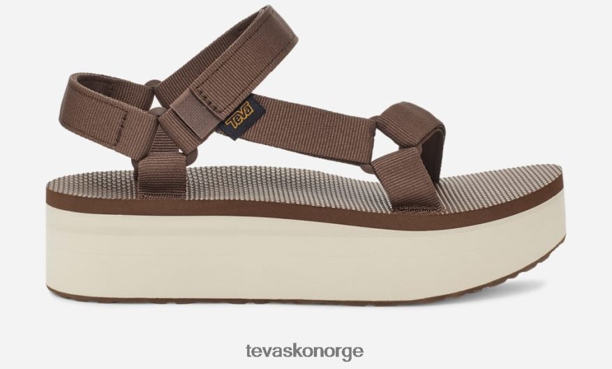 Teva kvinners flatform universellPJ64Z452 brun/bjørk