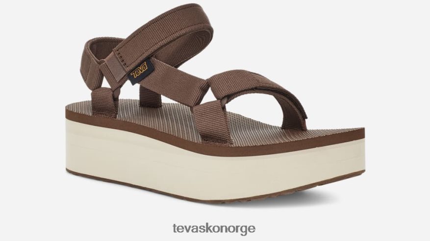 Teva kvinners flatform universellPJ64Z452 brun/bjørk