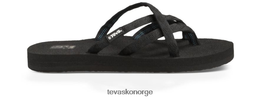 Teva lowahu 64204H103 fottøy bland b svart på svart