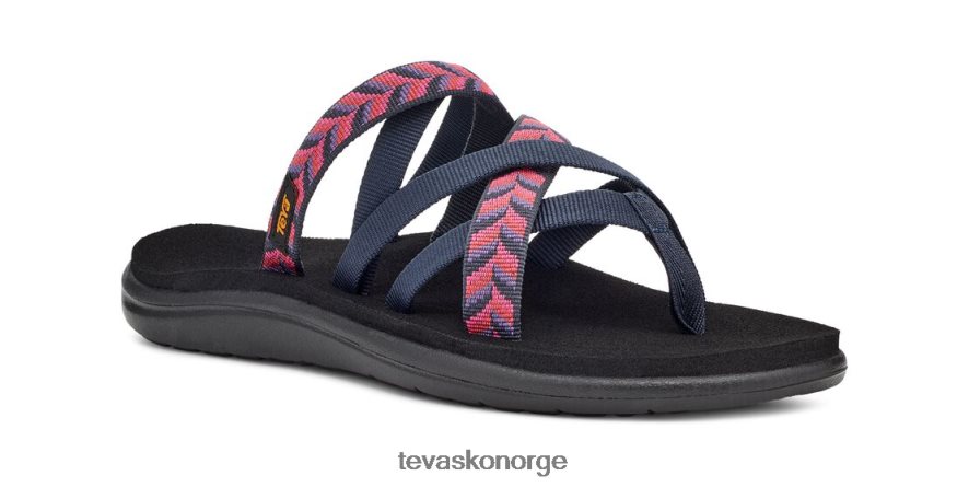 Teva voya zillesa 64204H191 fottøy retro geometrisk marine