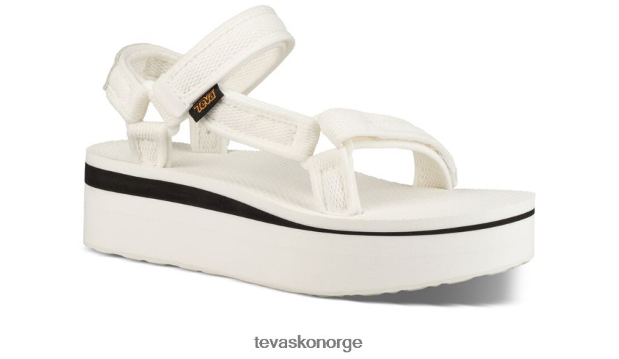 Teva flatform universal mesh-trykk 64204H235 fottøy lys hvit