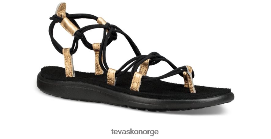 Teva voya infinity metallic 64204H168 fottøy svart gull