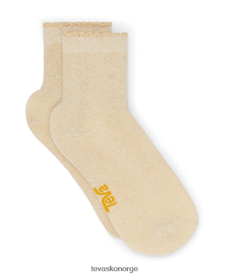 Teva metalliske quarter sokker 64204H71 omtalt metallisk gull