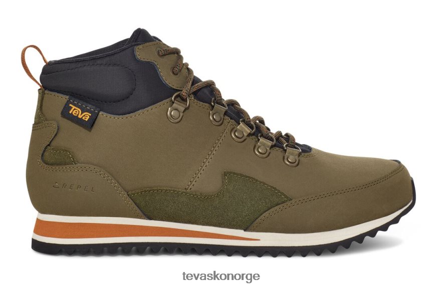 Teva freeside rr 64204H465 fottøy mørk oliven-oransje